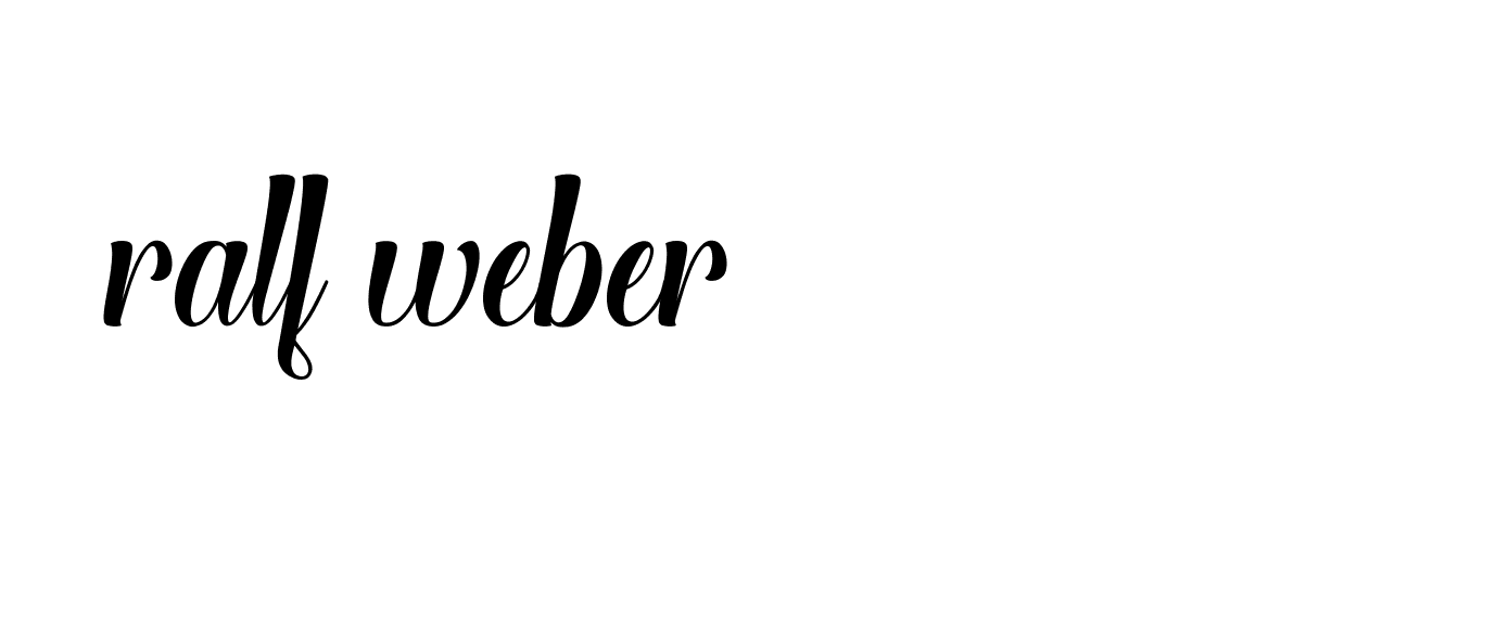 Signature of ralf-weber