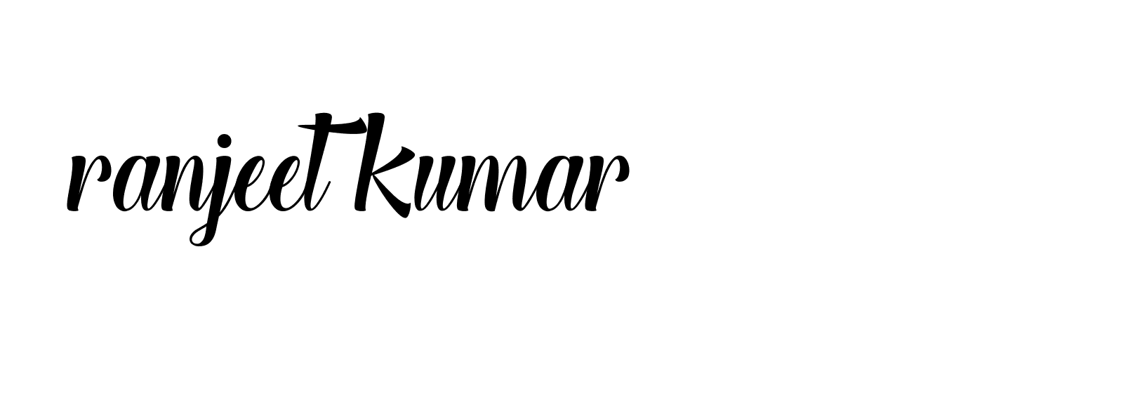 Signature of ranjeet-kumar