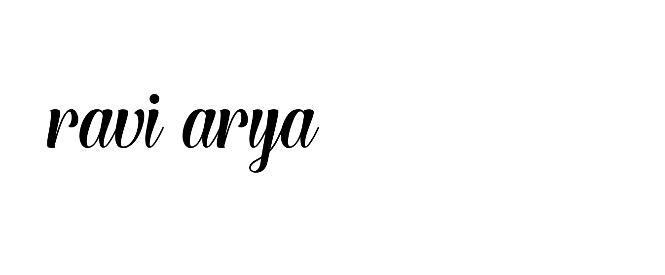 Signature of ravi-arya