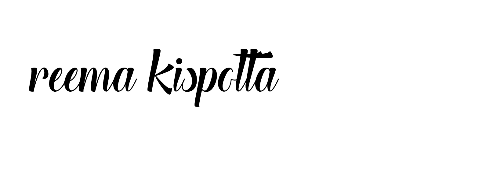 Signature of reema-kispotta