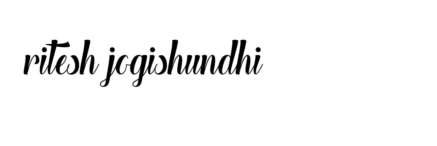 Signature of ritesh-jogishundhi