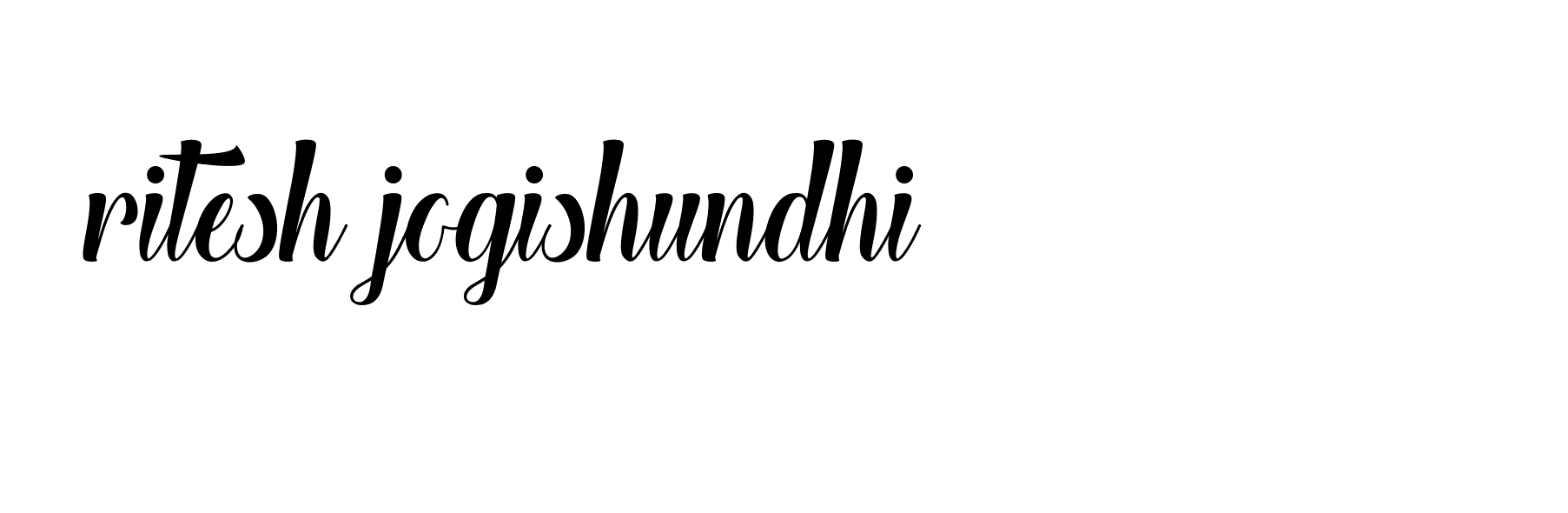 Signature of ritesh-jogishundhi-