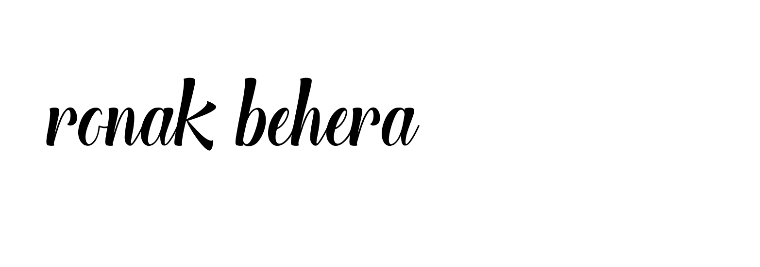 Signature of ronak-behera