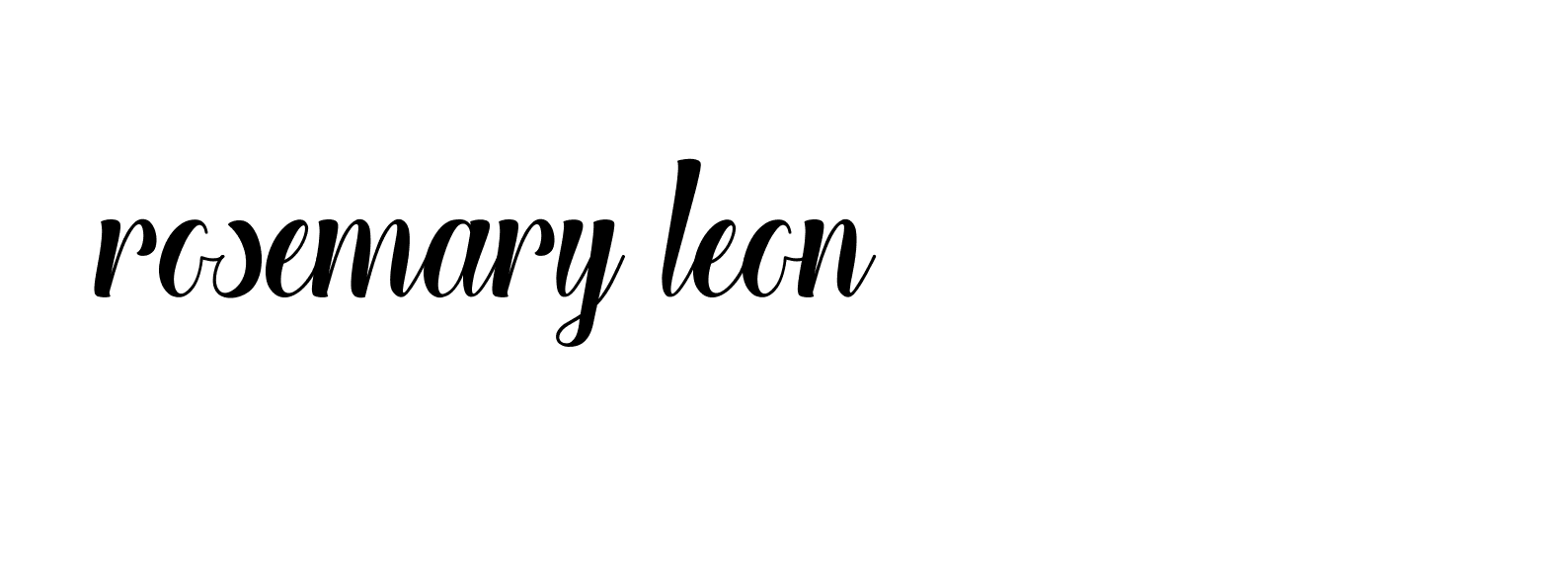 Signature of rosemary-leon