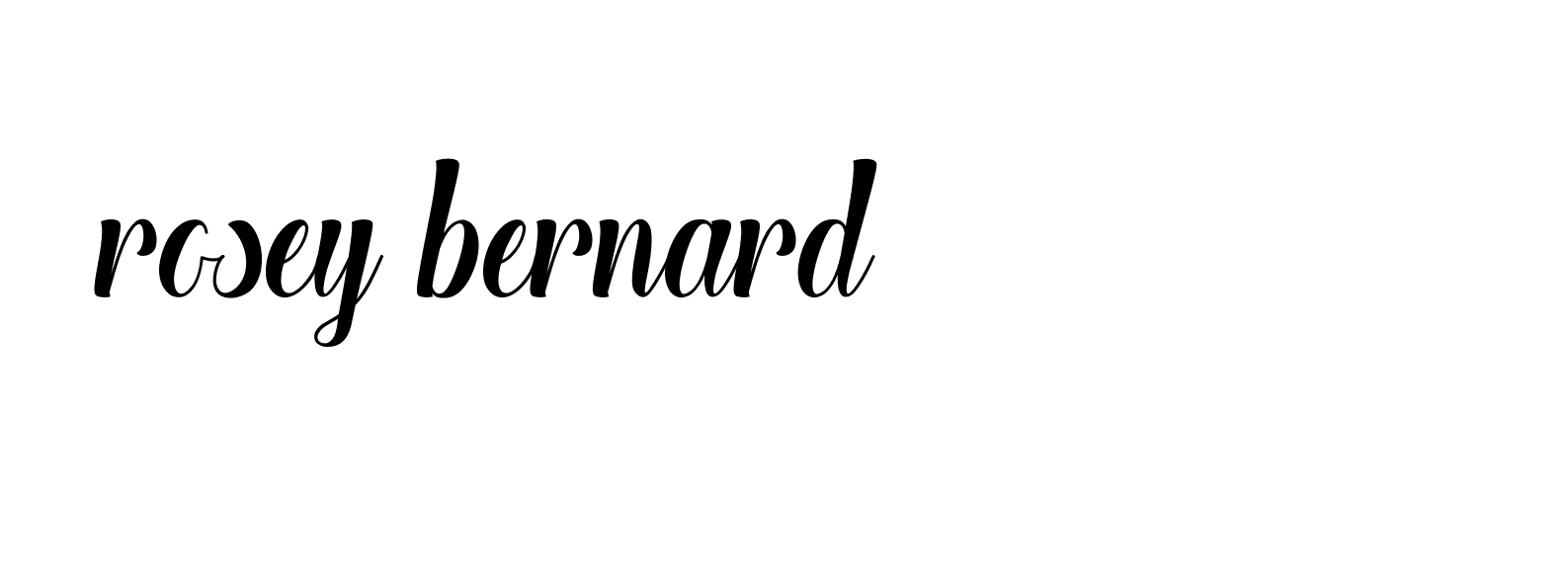 Signature of rosey-bernard