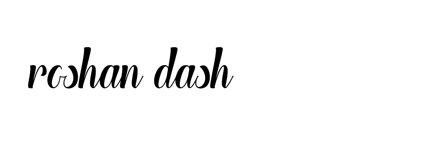 Signature of roshan-dash