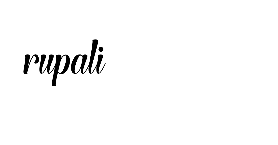 Signature of rupali