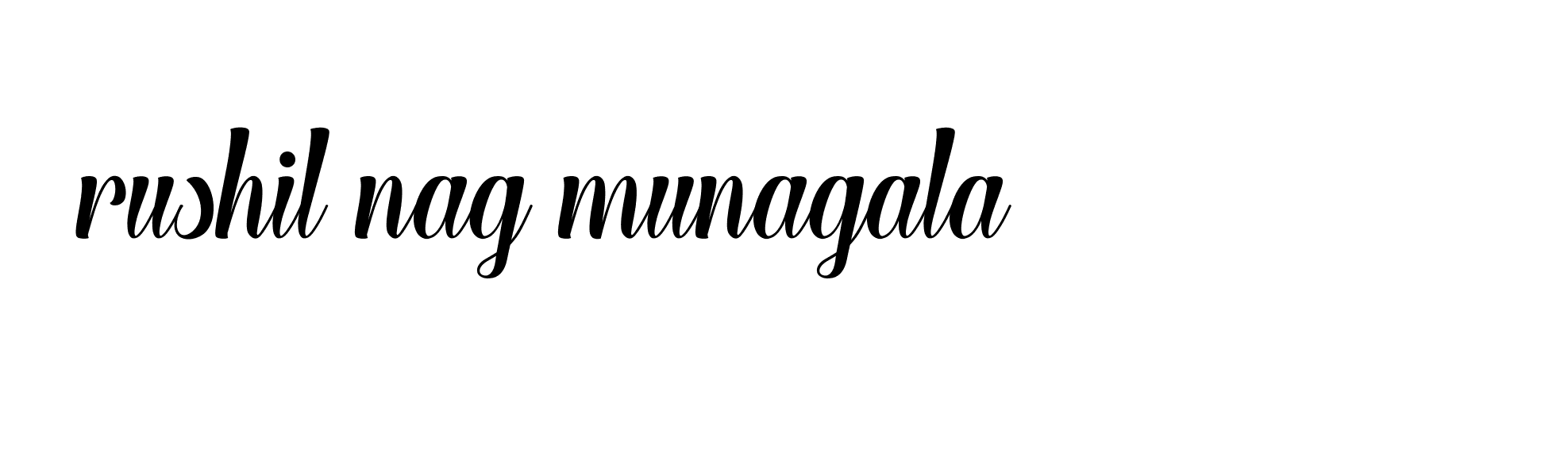 Signature of rushil-nag-munagala