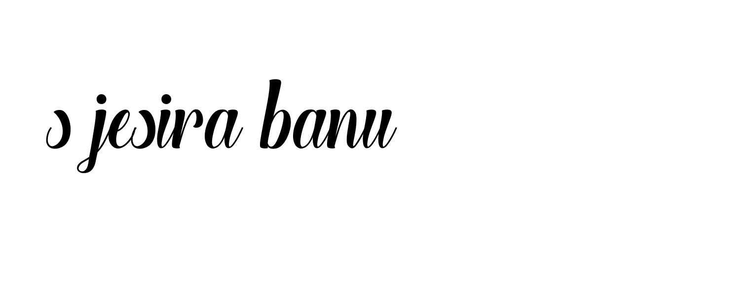 Signature of s-jesira-banu