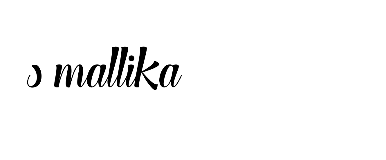 Signature of s-mallika