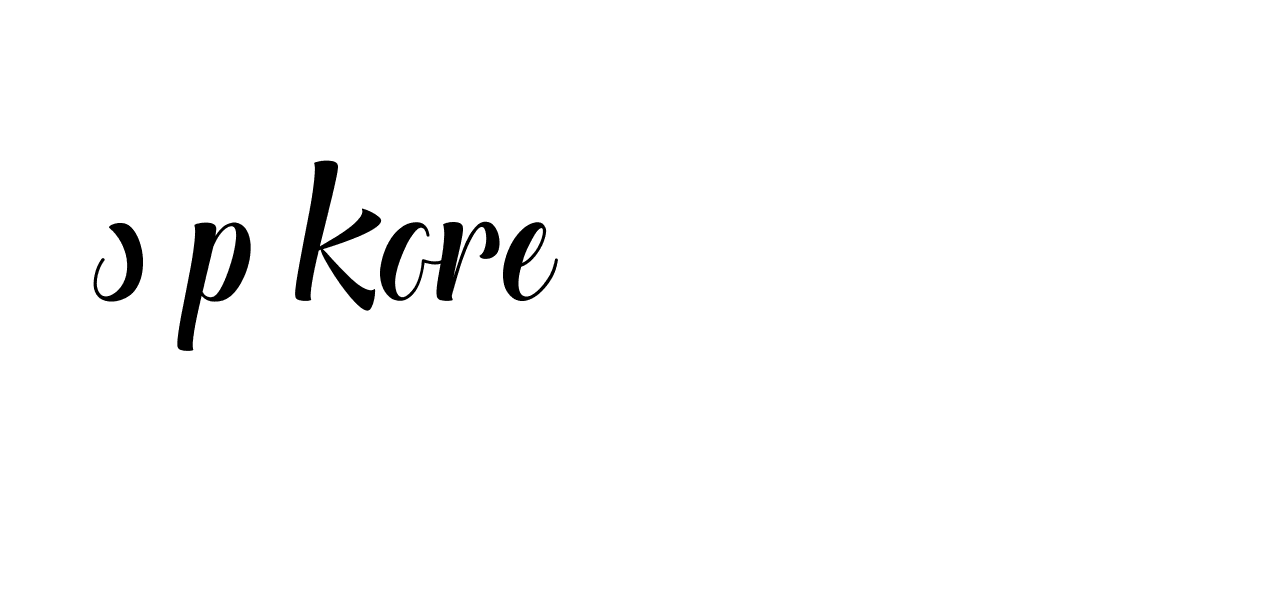 Signature of s-p-kore