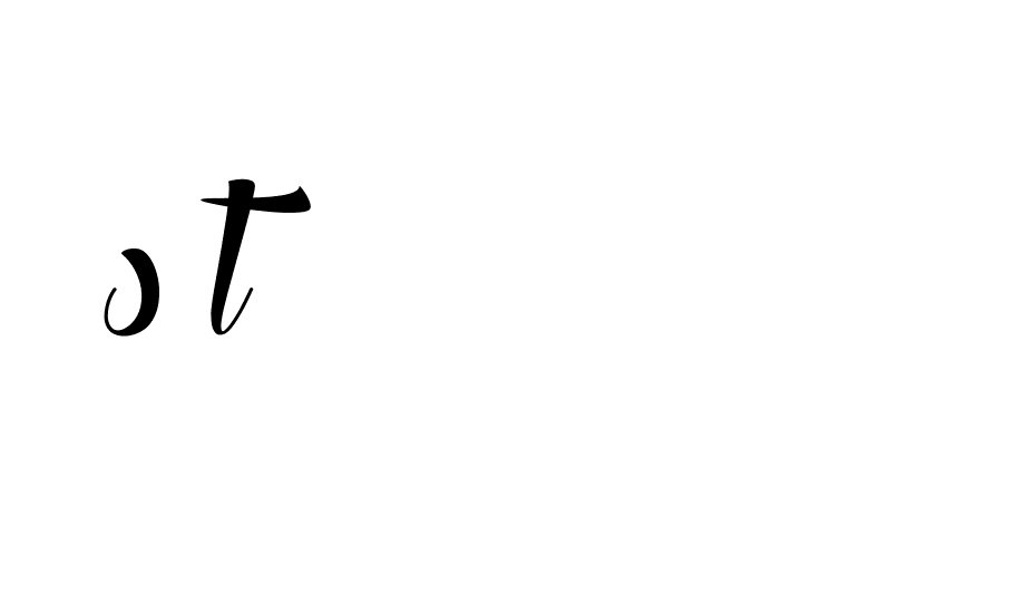 Signature of s-t