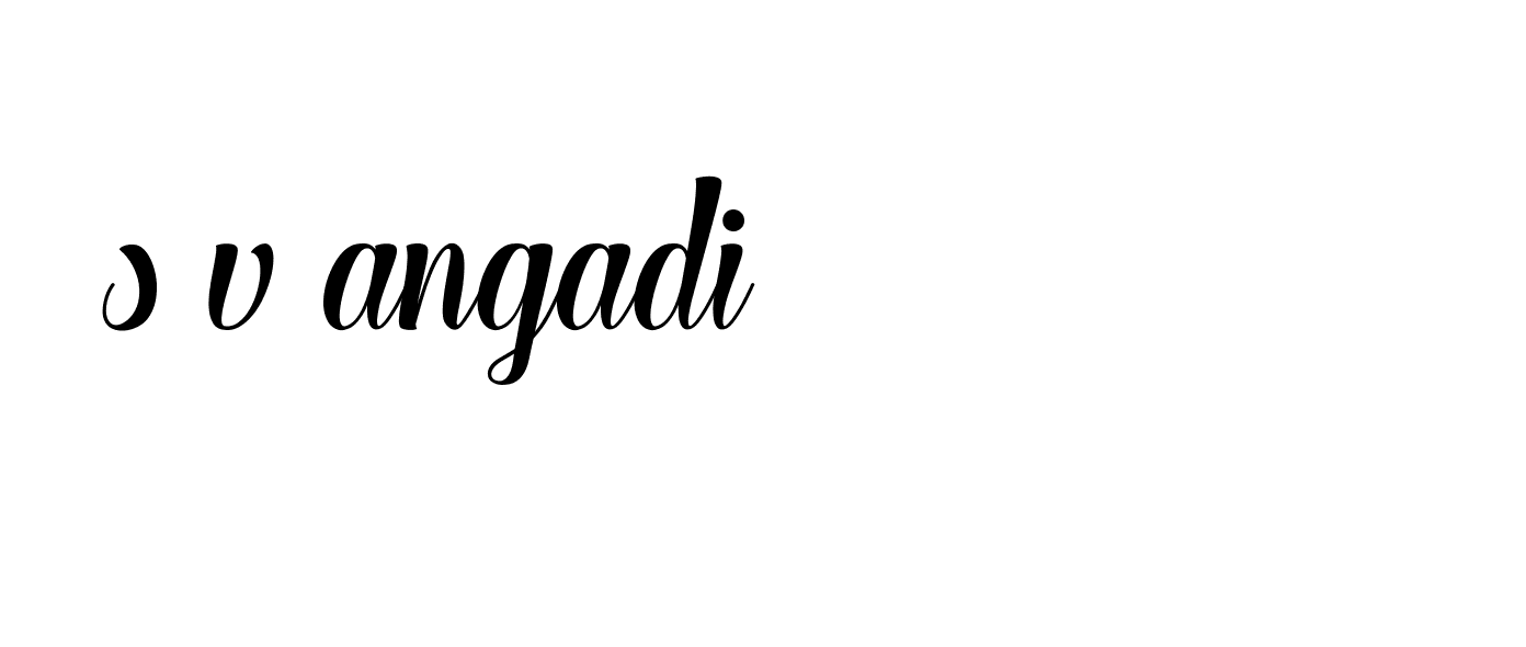 Signature of s-v-angadi