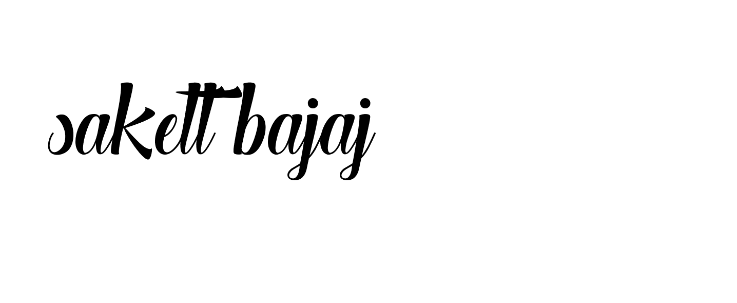 Signature of sakett-bajaj