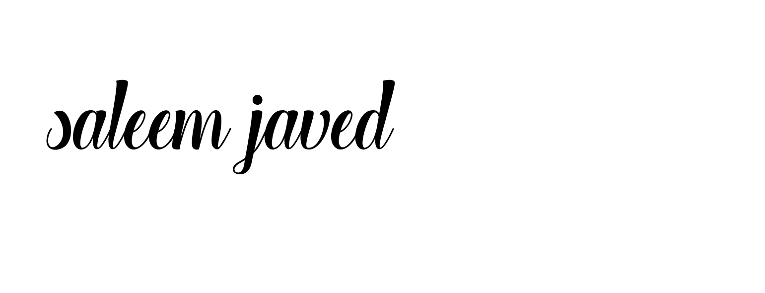 Signature of saleem-javed-