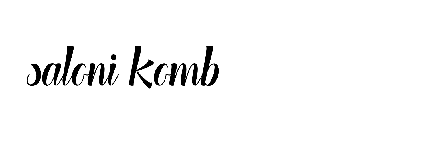 Signature of saloni-komb