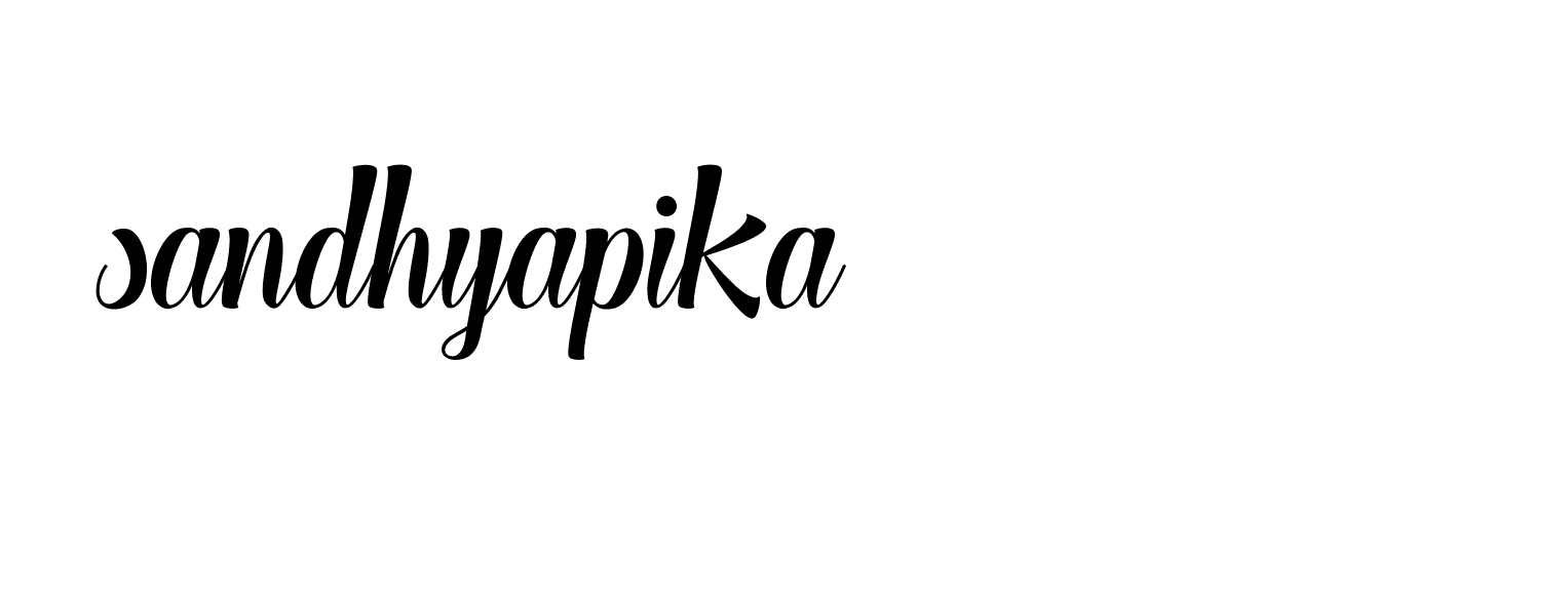 Signature of sandhyapika