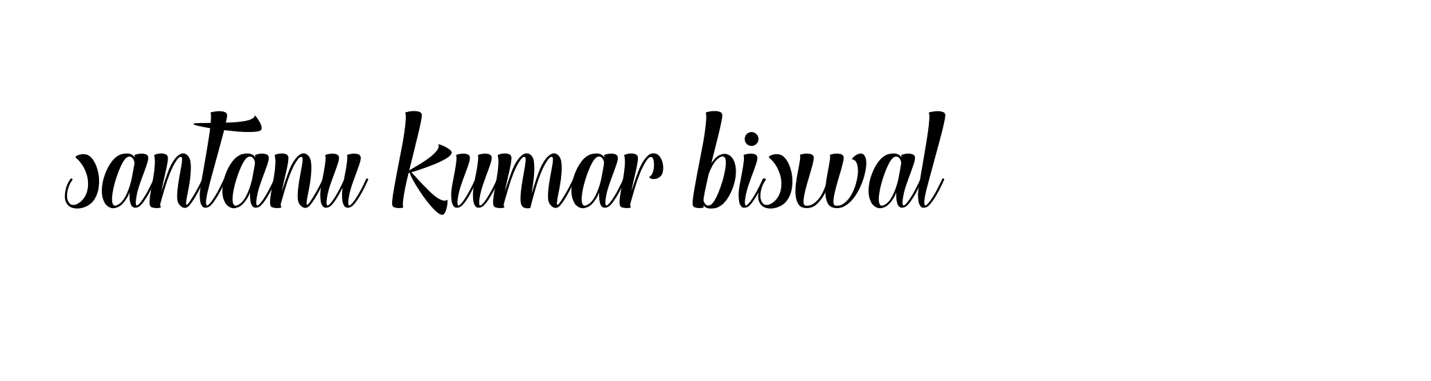 Signature of santanu-kumar-biswal