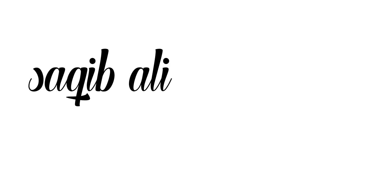 Signature of saqib-ali