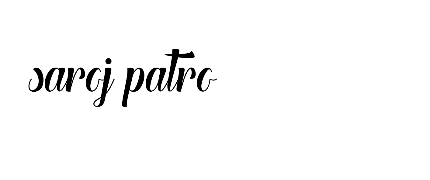 Signature of saroj-patro