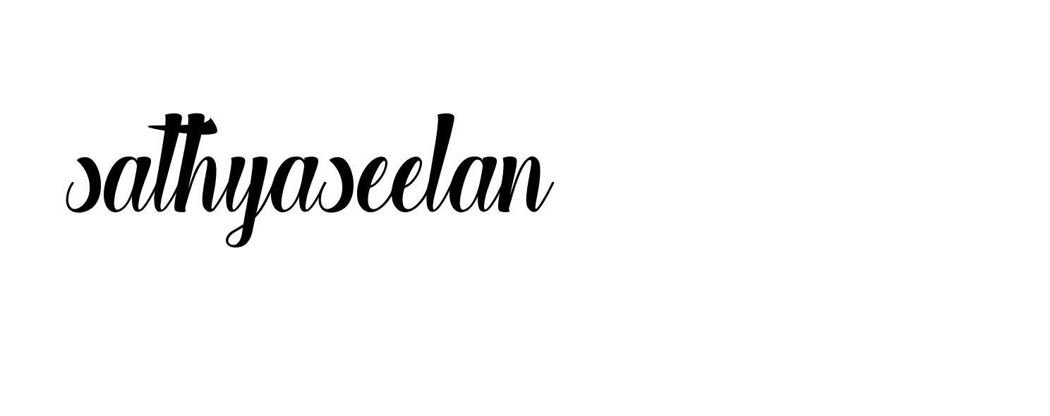 Signature of sathyaseelan