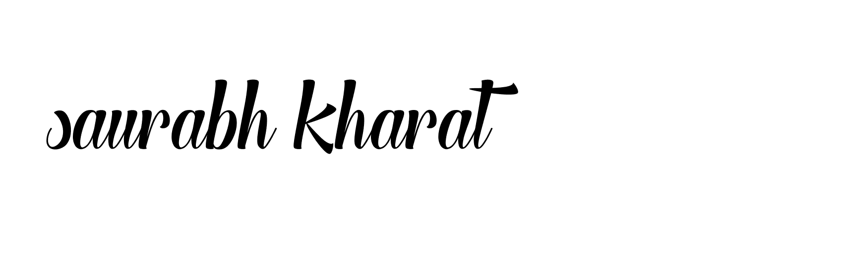 Signature of saurabh-kharat