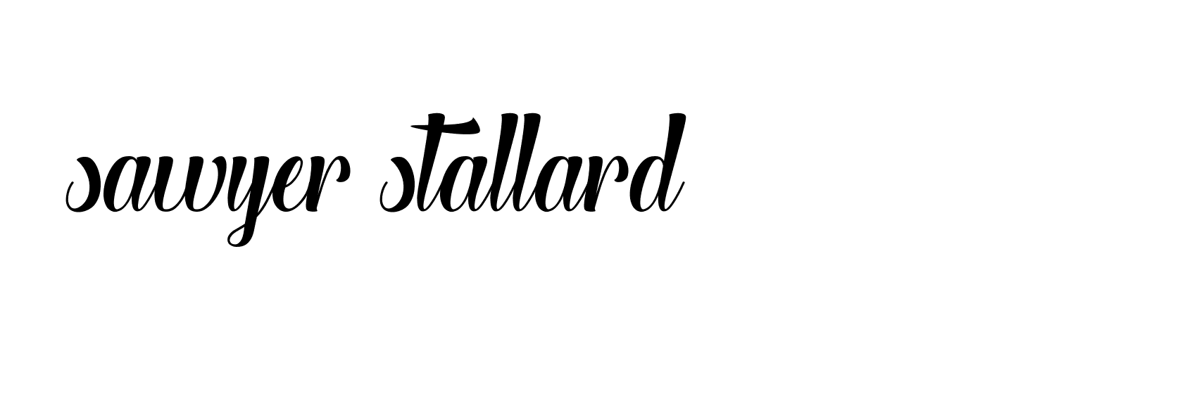 Signature of sawyer-stallard