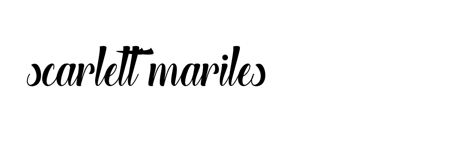 Signature of scarlett-mariles