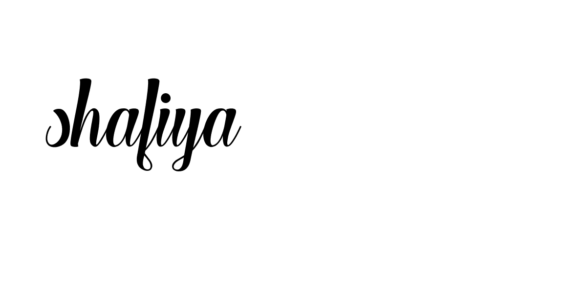 Signature of shafiya