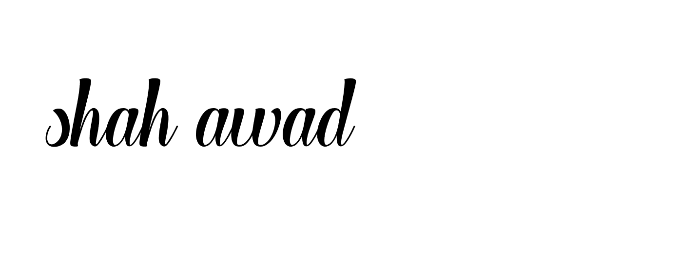 Signature of shah-awad