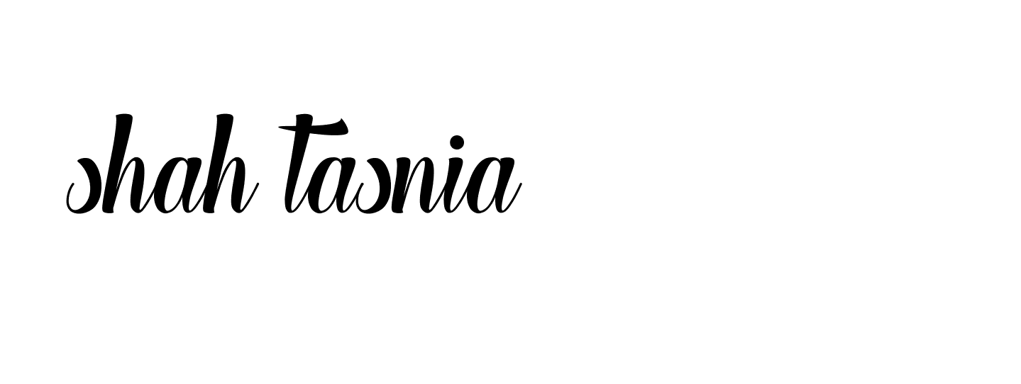 Signature of shah-tasnia