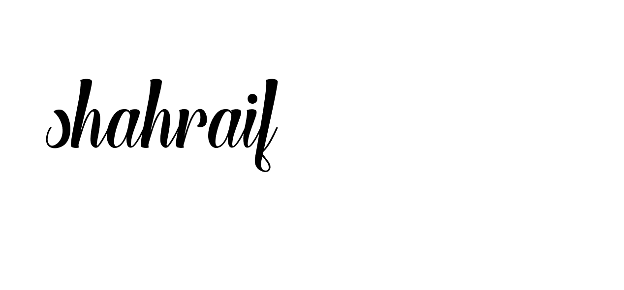 Signature of shahraif