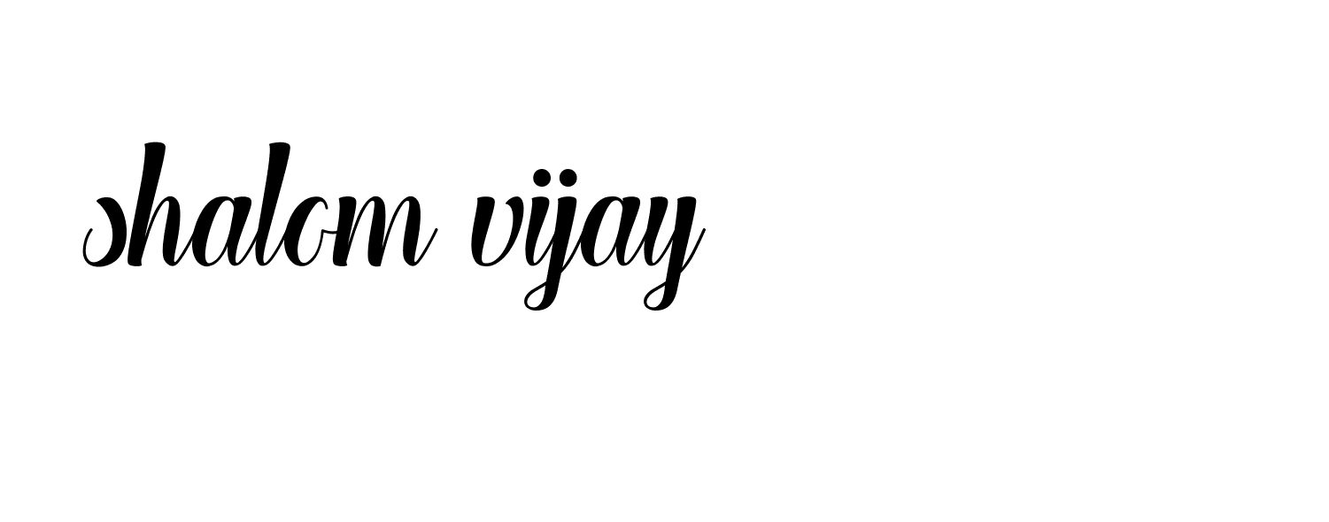 Signature of shalom-vijay