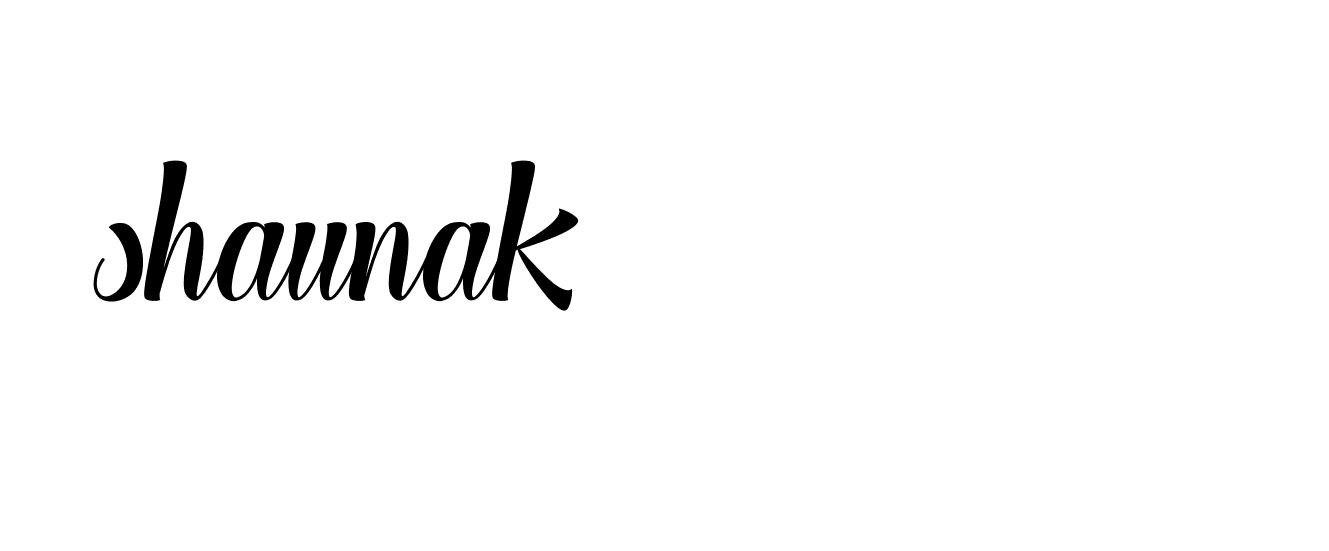 Signature of shaunak-