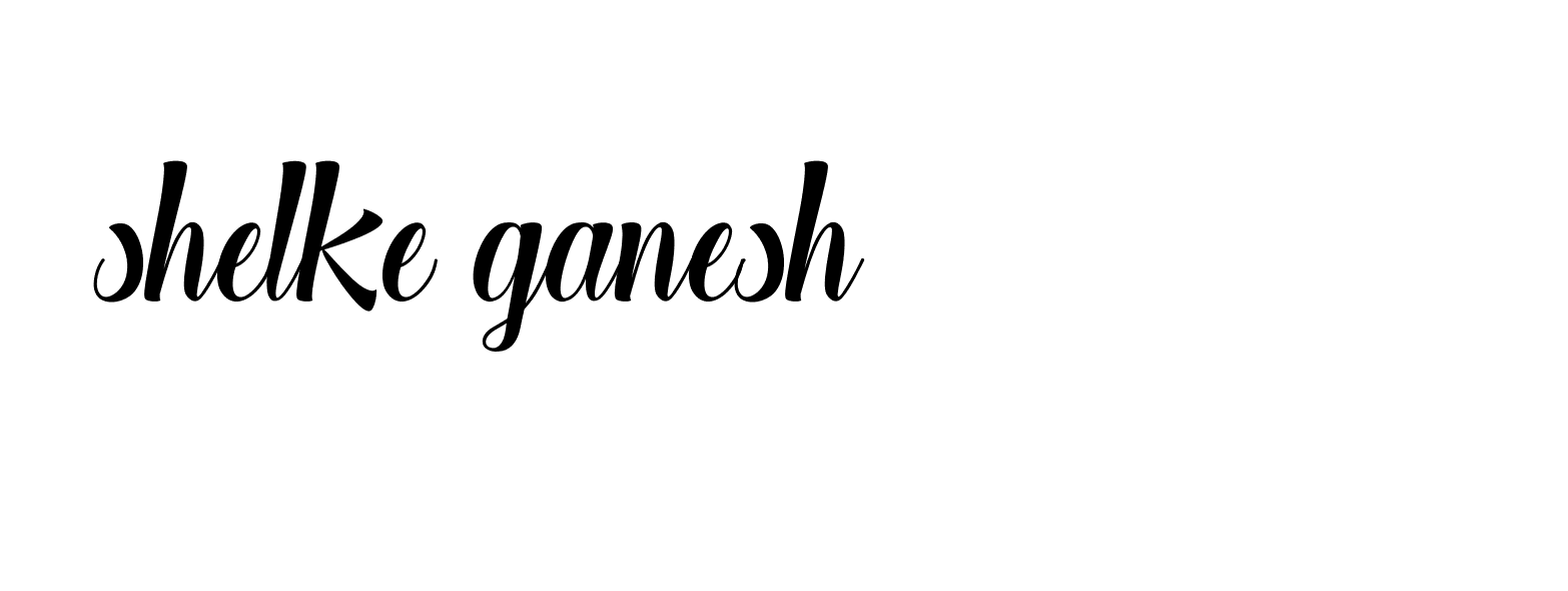 Signature of shelke-ganesh