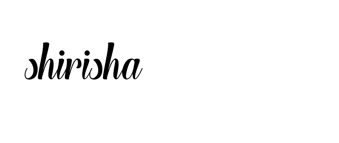 Signature of shirisha-