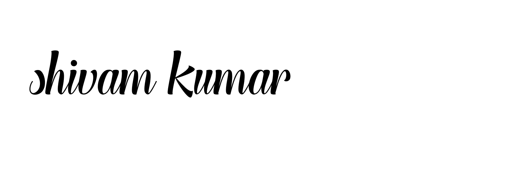 Signature of shivam-kumar-