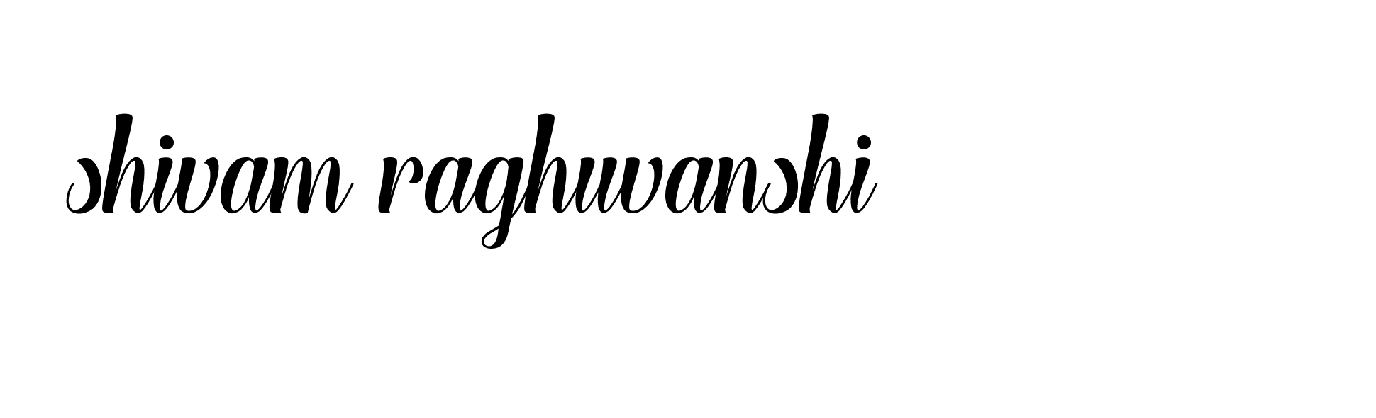 Signature of shivam-raghuvanshi