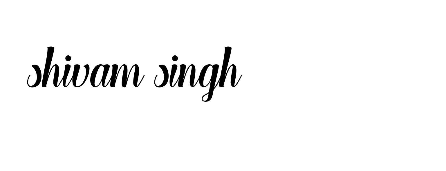 Signature of shivam-singh