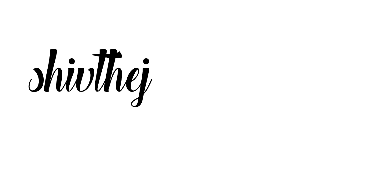 Signature of shivthej