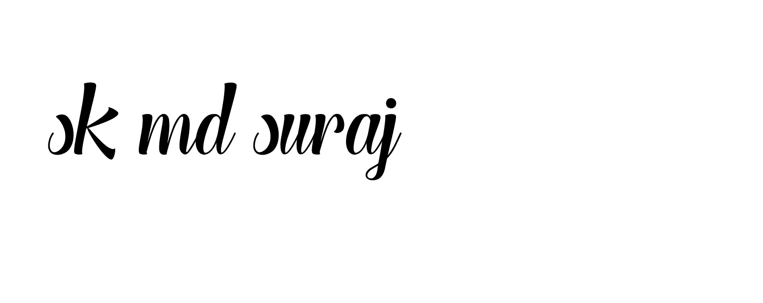 Signature of sk-md-suraj