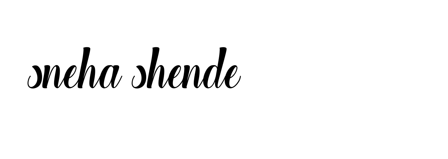 Signature of sneha-shende