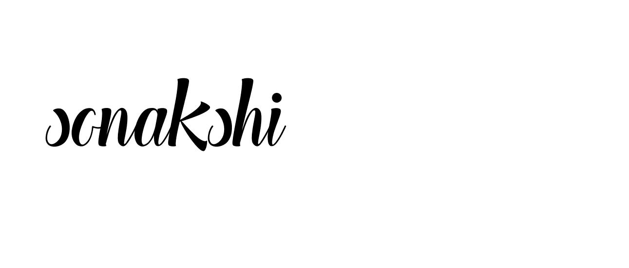 Signature of sonakshi