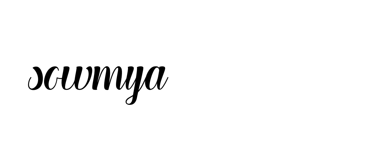 Signature of sowmya-