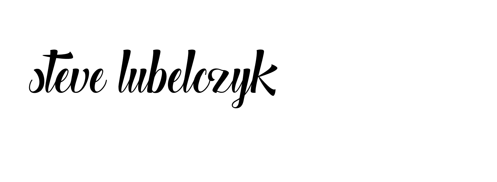 Signature of steve-lubelczyk