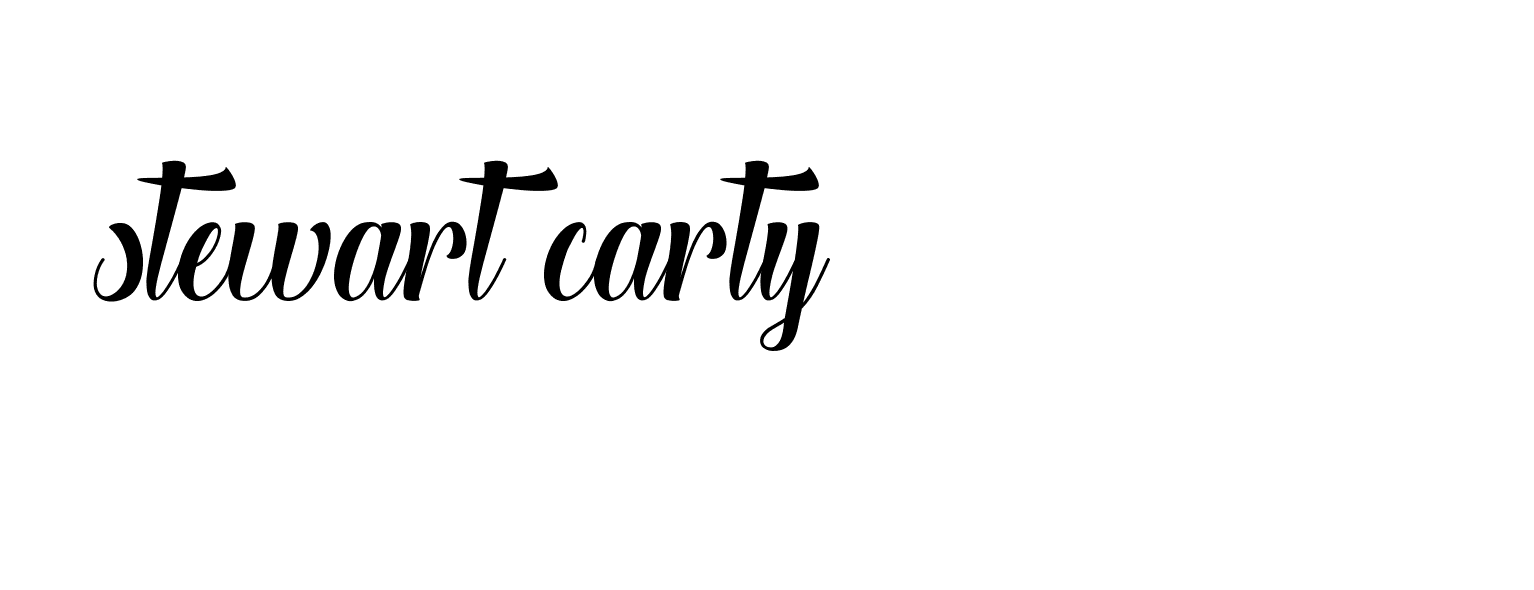 Signature of stewart-carty