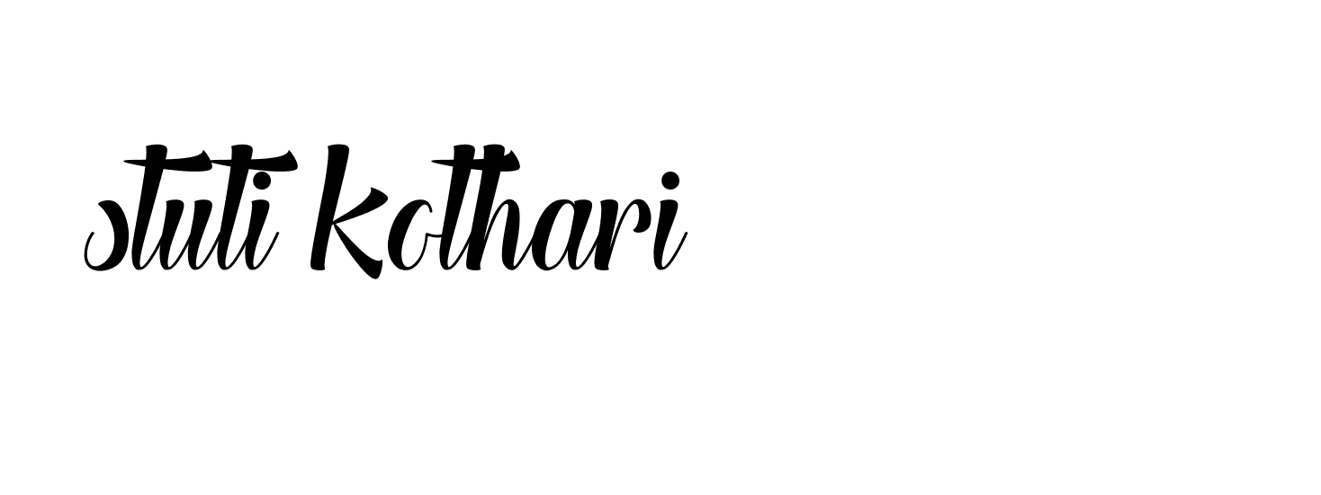 Signature of stuti-kothari