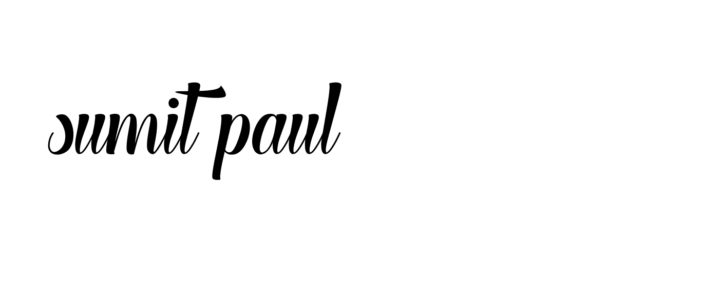 Signature of sumit-paul