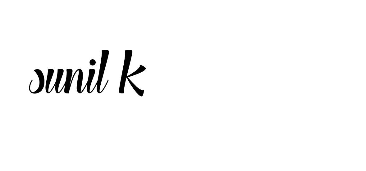 Signature of sunil-k