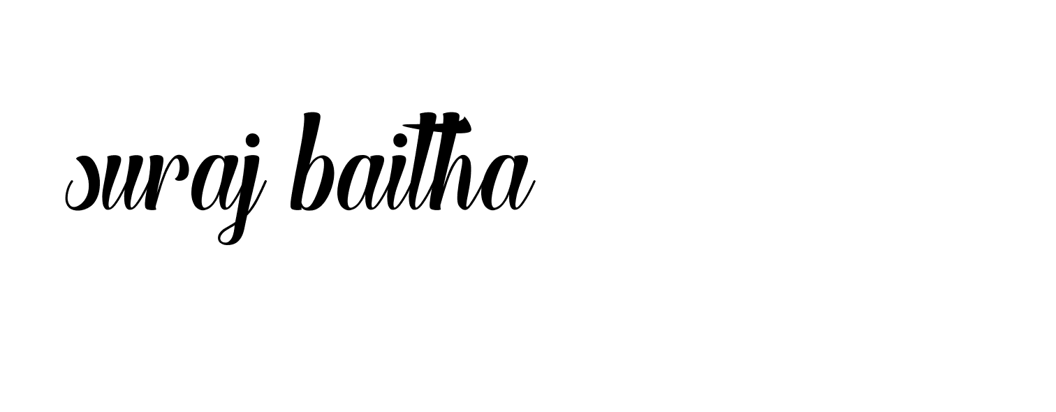 Signature of suraj-baitha-